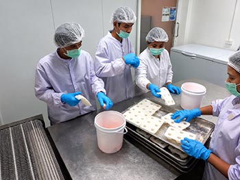 Removing Gelato Pops from the molds