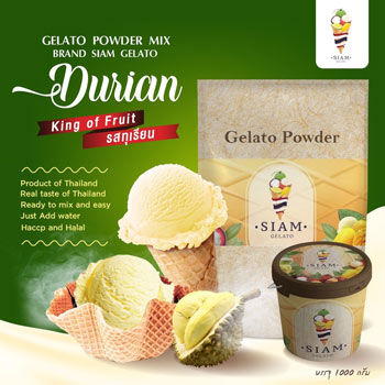 Ready mix for ice cream durian